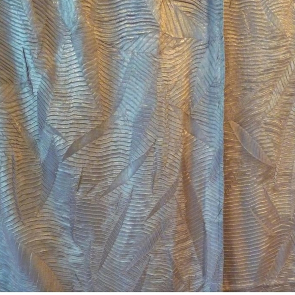 Curtains Shimmer Chameleon 2 Panels Table Runner Sage Green 70" x 24" Hand Made - Picture 4 of 7